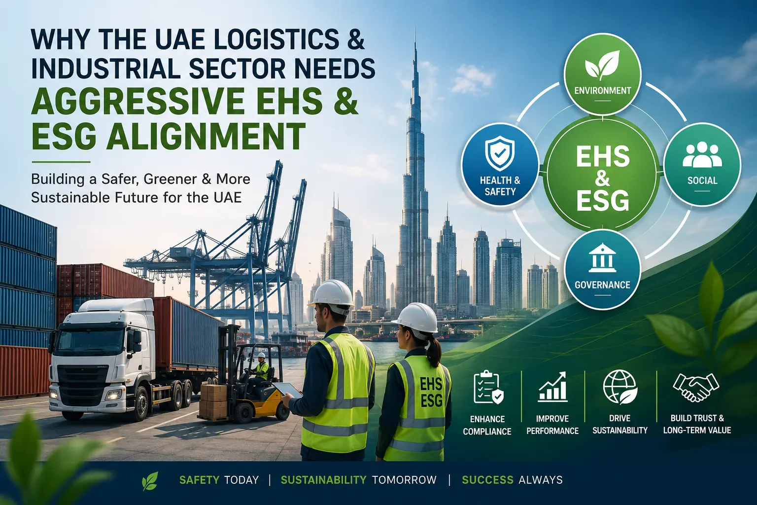 Why UAE Logistics & Industrial Sectors Need EHS and ESG Alignment